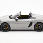 Porsche 718 Spyder Crayon Grey GT Spirit 1:18 GT436 Resin - image 3 of 6