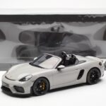 Porsche 718 Spyder Crayon Grey GT Spirit 1:18 GT436 Resin - image 6 of 6