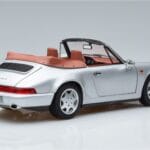 Porsche 911 964 Carrera 2 Cabriolet Silver Norev 1:18 187330 Diecast - image 3 of 7