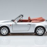 Porsche 911 964 Carrera 2 Cabriolet Silver Norev 1:18 187330 Diecast - image 4 of 7