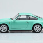 Porsche 911 964 Carrera 2 Mint Green Norev 1:18 187327 Diecast - image 5 of 8