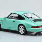 Porsche 911 964 Carrera 2 Mint Green Norev 1:18 187327 Diecast - image 7 of 8