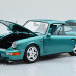 Porsche 911 964 Carrera 2 Wimbledon Green Norev 1:18 187329 Diecast - image 2 of 8