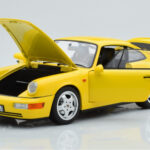 Porsche 911 964 Carrera 2 Yellow Norev 1:18 187328 Diecast - image 2 of 8