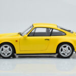 Porsche 911 964 Carrera 2 Yellow Norev 1:18 187328 Diecast - image 5 of 8