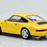 Porsche 911 964 Carrera 2 Yellow Norev 1:18 187328 Diecast - image 7 of 8