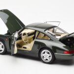 Porsche 911 964 Carrera 4 Green Metallic Asia Exclusive Norev 1:18 187326 Diecast - image 5 of 8