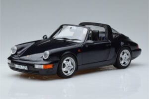 Porsche 911 964 Carrera 4 Targa Blue Norev 1:18 187340 Diecast