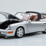 Porsche 911 964 Carrera 4 Targa Polar Silver Norev 1:18 187342 Diecast - image 2 of 9