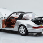 Porsche 911 964 Carrera 4 Targa Polar Silver Norev 1:18 187342 Diecast - image 3 of 9