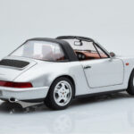Porsche 911 964 Carrera 4 Targa Polar Silver Norev 1:18 187342 Diecast - image 5 of 9