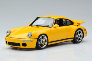 Porsche 911 964 RUF CTR Anniversary Blossom Yellow Almost Real 1:18 880301 Diecast