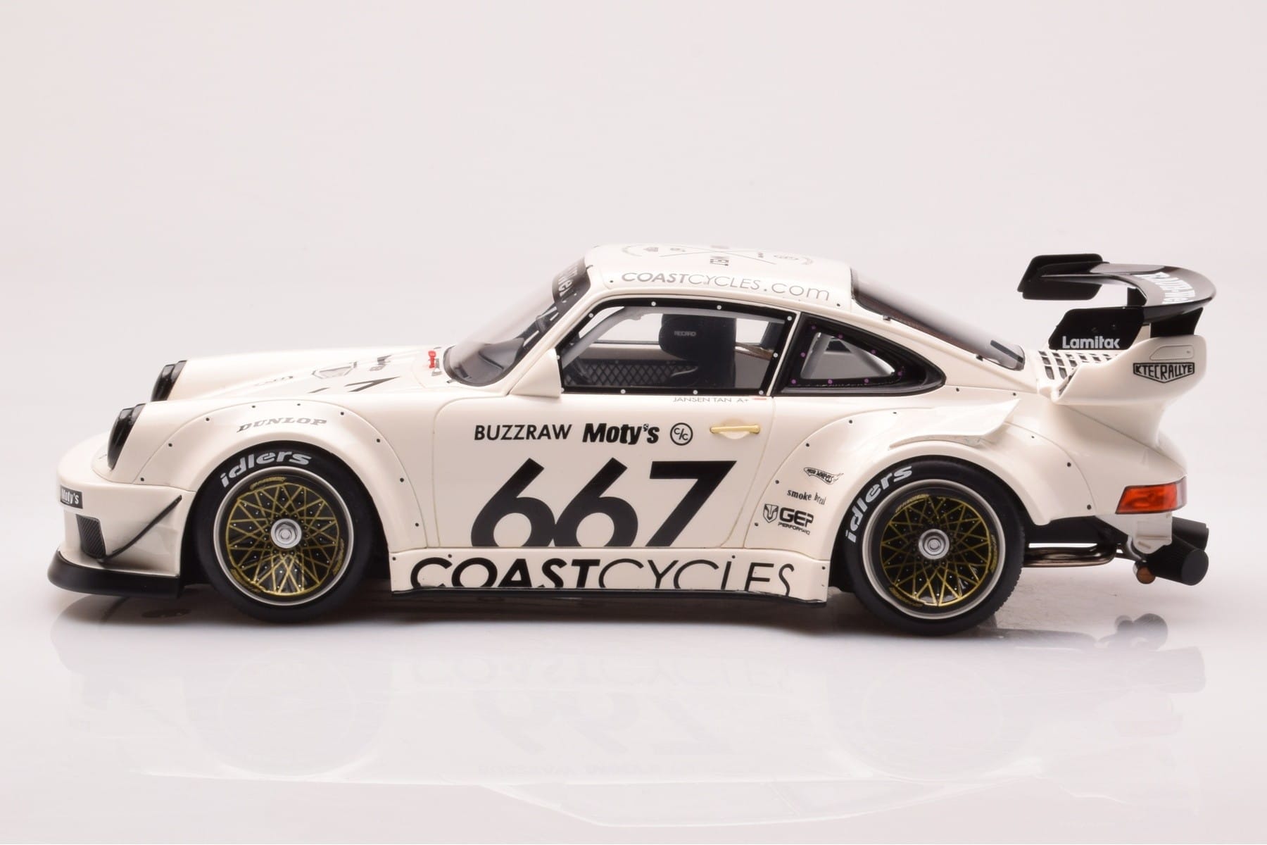Porsche 911 964 RWB Coast Cycle GT Spirit 1:18 GT410 Resin - image 3 of 6