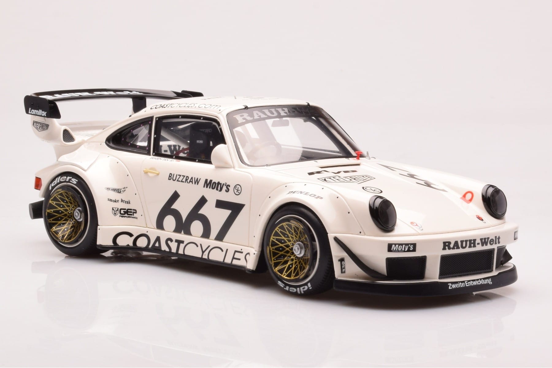 Porsche 911 964 RWB Coast Cycle GT Spirit 1:18 GT410 Resin - image 4 of 6