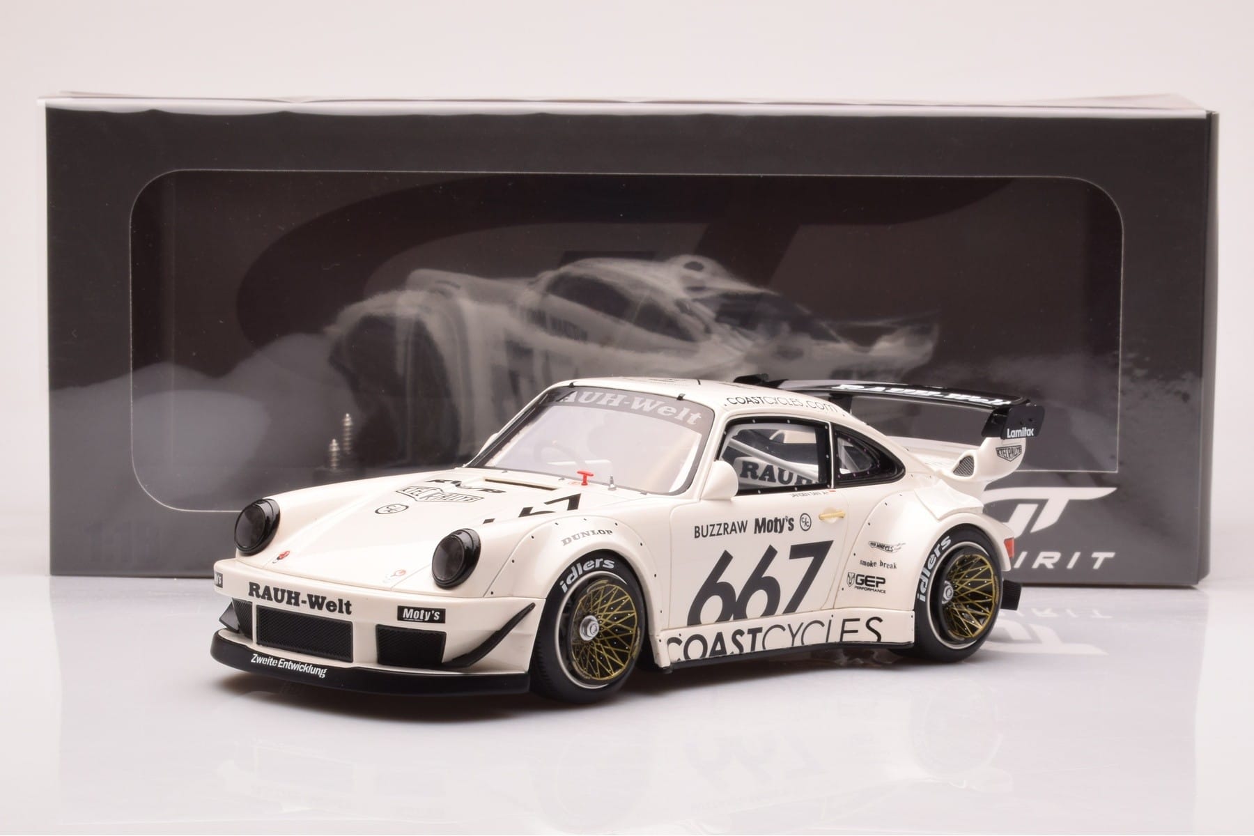 Porsche 911 964 RWB Coast Cycle GT Spirit 1:18 GT410 Resin - image 6 of 6