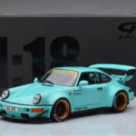Porsche 911 964 RWB Tiffany Blue GT Spirit 1:18 GT875 Resin - image 6 of 6