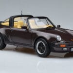 Porsche 911 964 Turbo Targa Brown Norev 1:18 187665 Diecast - image 6 of 8