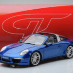 Porsche 911 991 4S Targa Blue GT Spirit 1:18 GT037 Resin - image 5 of 5