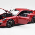 Porsche 911 991 Carrera GTS Carmine Red Schuco 1:18 450039000 Diecast - image 2 of 8