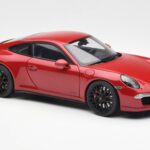 Porsche 911 991 Carrera GTS Carmine Red Schuco 1:18 450039000 Diecast - image 6 of 8