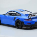 Porsche 911 GT2 RS 991.2 Weissach Package Blue Black Magnesium Wheels Minichamps 1:18 153068316 Diecast - image 5 of 6