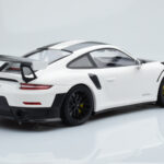 Porsche 911 GT2 RS 991.2 Weissach Package White Black Magnesium Wheels Minichamps 1:18 153068309 Diecast - image 2 of 6