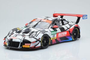 Porsche 911 GT3 R Iron Force by Ring Police #69 J. van Slooten / L. Luhr ADAC GT Masters 2018 Minichamps 1:18 153186969 Dieca