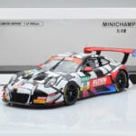 Porsche 911 GT3 R Iron Force by Ring Police #69 J. van Slooten / L. Luhr ADAC GT Masters 2018 Minichamps 1:18 153186969 Dieca - image 5 of 5