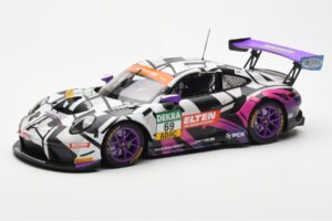 Porsche 911 991.2 GT3 R #69 Team Iron Force Racing Ring Police L. Luhr / J. Slooten ADAC GT Masters 2019 Minichamps 1:18 1531