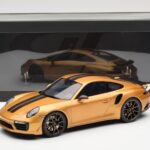 Porsche 911 991.2 Turbo S Exclusive Gold GT Spirit 1:18 GT444 Resin - image 6 of 6