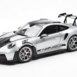 Porsche 911 992 GT3 Weissach Pack GT Silver Metallic Norev 1:18 187366 Diecast