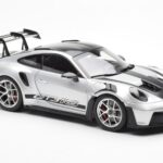 Porsche 911 992 GT3 Weissach Pack GT Silver Metallic Norev 1:18 187366 Diecast - image 6 of 8