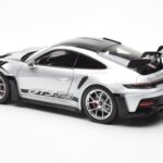 Porsche 911 992 GT3 Weissach Pack GT Silver Metallic Norev 1:18 187366 Diecast - image 7 of 8