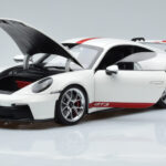 Porsche 911 992 GT3 White Norev 1:18 187306 Diecast - image 2 of 7