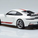 Porsche 911 992 GT3 White Norev 1:18 187306 Diecast - image 6 of 7