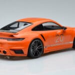 Porsche 911 992 Turbo S China 20th Anniversary Orange Minichamps 1:18 155069171 Diecast - image 2 of 6