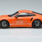 Porsche 911 992 Turbo S China 20th Anniversary Orange Minichamps 1:18 155069171 Diecast - image 3 of 6