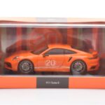 Porsche 911 992 Turbo S Gulf Orange Minichamps 1:43 WAP0209060N002 Diecast - image 4 of 4
