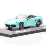 Porsche 911 992 Turbo S Mint Green Minichamps 1:43 WAP0209070N003 Diecast - image 2 of 4