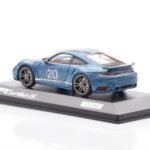 Porsche 911 992 Turbo S Oslo Blue Minichamps 1:43 WAP0209050N001 Diecast - image 3 of 4