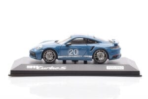 Porsche 911 992 Turbo S Oslo Blue Minichamps 1:43 WAP0209050N001 Diecast