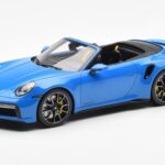 Porsche 911 992 Turbo S Shark Blue GT Spirit 1:18 GT441 Resin
