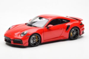 Porsche 911 992 Turbo S Sport Design Red Minichamps 1:18 113069078 Diecast