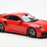 Porsche 911 992 Turbo S Sport Design Red Minichamps 1:18 113069078 Diecast - image 6 of 8