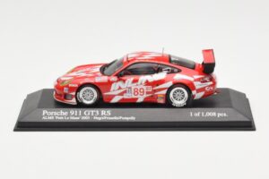 Porsche 911 996 GT3 RS Inline #89 B. Frisselle / D. Negri / S. Pumpelly ALMS Petit Le Mans 2003 Minichamps 1:43 400036989 Die