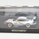 Porsche 911 996 GT3 RS Siemens #50 M. Ortelli / M. Lieb / R. Dumas 24 Hours of Spa 2003 Winners Minichamps 1:43 400036950 Die - image 4 of 4