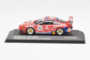 Porsche 911 996 GT3 RSR Gulf #73 Lambert / Lefort / Palttala 1000km Spa 2005 Minichamps 1:43 400056473 Diecast