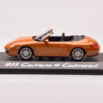 Porsche 911 997 Carrera 4 Cabriolet Orange Metallic Minichamps 1:43 WAP02001618 Diecast