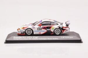 Porsche 911 997 GT3 Cup #124 Mattheus / Geoffroy / Vanbellingen / Fumal 24 Hours of Spa 2005 Minichamps 1:43 400056224 Diecas