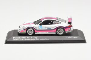 Porsche 911 997 GT3 Cup #56 M. Snow IMSA GT3 Challenge 2008 Minichamps 1:43 400086456 Diecast